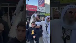 Erev Rosh Hashanah on the Streets of Uman Ukraine 2025