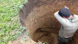 Ура вот и Вода.!Плывун в колодце.