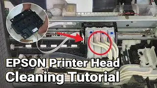 EPSON L3250 Printer Head Removal and Cleaning Step-by-step Tutorial | Missing - Incomplete Color Fix