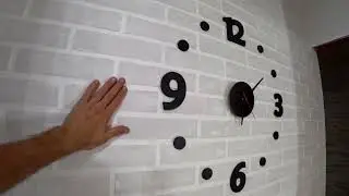 Кирпич из штукатурки и светодиодная подсветка. Просто, быстро, недорого!