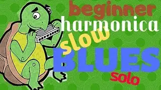 Slow blues harmonica lesson 1