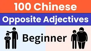 100 Chinese Adjective Opposites for Beginners | Learn Vocabulary Fast