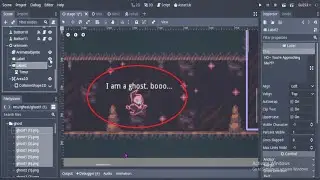 Godot v3.1.1 [12/30](2D GAMES) How to make a text animation