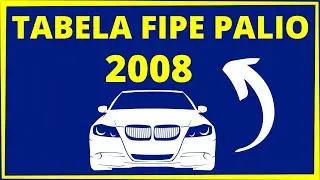 TABELA FIPE PALIO 2008