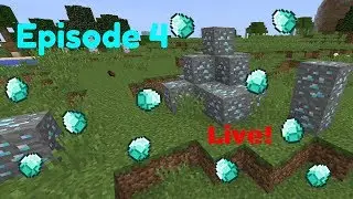 THE MOST DIAMONDS EVER FOUND IN MINECRAFT SURVIVAL!! (Ep 4)
