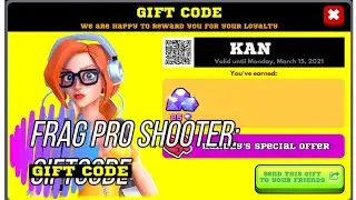 Frag Pro Shooter Gift Code | March 2021