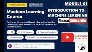 MODULE - 01 INTERENSHALA MACHINE LEARNING COURSE ANSWER BY #Igiveyouallanswerhere