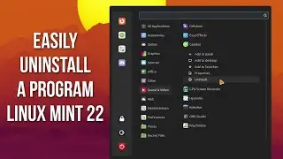 How to Easilly Uninstall programs in Linux Mint 22 Cinnamon