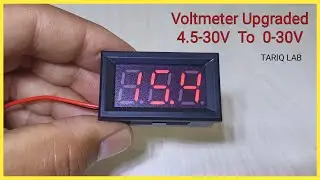 DC Voltmeter Upgrade 0-30V