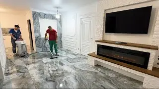 Купили старый дом в деревне за 870 тысяч! Идет ремонт! Камин готов! Наша ферма! Жизнь простых людей!