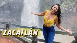 ZACATLÁN de las Manzanas Cascadas, Tirolesa, Cabañas, Comida PUEBLO MÁGICO