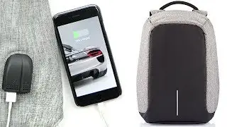 Anti-Theft Backpack w/ Headphone & USB Ports