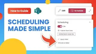 How to schedule News and Pages | Microsoft SharePoint