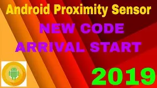 Android Studio 3.3 - Android proximity sensor working. Code 2019