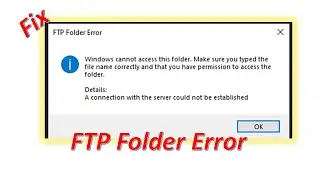 how to fix FTP Folder Error | Windows Firewall inbound rule | 
