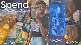 Spend a day with me! SUNDAY FUNDAY|🏈lions game•GRWM•Good eats• hygiene shopping +MORE