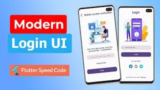 Flutter Login UI with Firebase Authentication