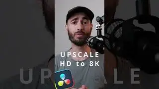 SUPER SCALE in DaVinci Resolve 20 | Upscale 1080p to 8K
