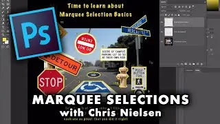 My Video Tutorial on how the Selection Marquees work in Photoshop CC.