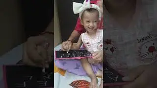 20 months old  pihu A to Z writing with her mom 👩 ❤️  #memories