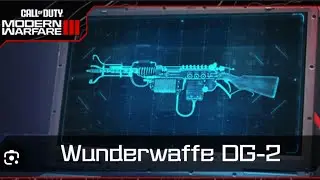 MW3 new resurgence weapon ￼ wunderwaffe DG2
