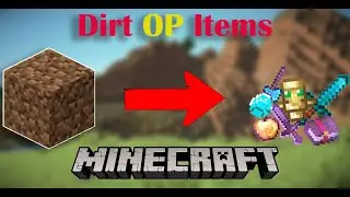 Minecraft but, Dirt Give Extreme OP Items | Minecraft Hindi