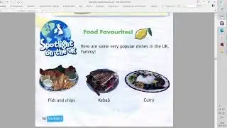 Food favourites! SPOTLIGHT-2. Spotlight on the UK. Чтение: Любимая еда в Великобритании. Стр 56.