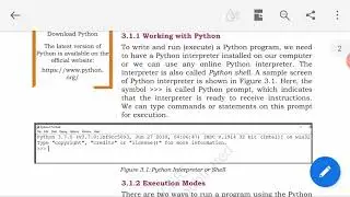 Working with python