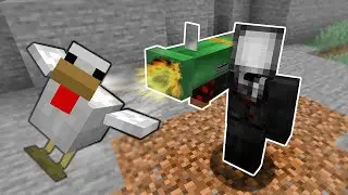 Hice un BAZUKA que dispara GALLINAS en Minecraft