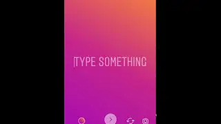 Instagram's New 'type' feature for stories.