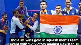India vs Pakistan | Gold Medal Match | Men's Squash | Highlights | Hangzhou 2023 Asain Games