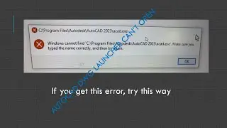 AutoCAD 2023 - Why AutoCAD file can't open with double click?