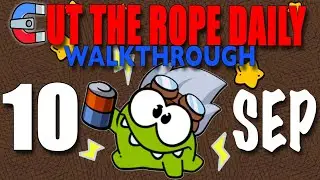 Cut The Rope Daily September 10 | #walkthrough  | #10stars | #solution