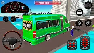 Mercedes-Benz Okul Servisi Sürüş Oyunu - Servis Minibüsü Sürücüsü #4 - Android Gameplay