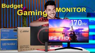 Best budget gaming monitor 😯😯// from ₹6000 with 170 Hz refresh rate
