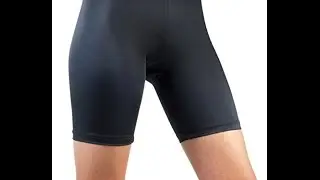 Womens Spandex Exercise Compression Workout Shorts Black XX Large