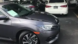 2017 Honda Civic EX GRAY HE078506