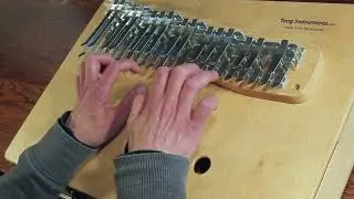 Pure sound & rhythm: chromatic kalimba 3 oct.
