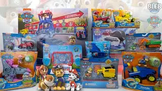 Paw Patrol toy collection and Truck Stop HQ unboxing no talking toy review ASMR