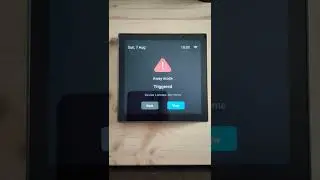 Sonoff NSPanel Pro alarm siren