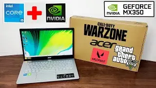 Acer Aspire 5 2021 - i5 11th Gen + MX350 | Unboxing & Review | 3 Games Tested | Thin & Light 🔥