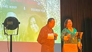 Dechen Pem and Jigme Nidup rocking stage in Brisbane