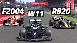 Clash Of The Titans: W11 vs RB20 vs F2004