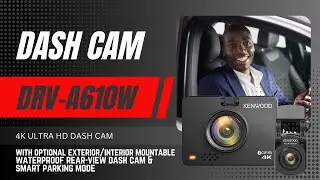 KENWOOD DRV-A610W Dash Cam | 4K Ultra HD Resolution Your New Co-Pilot for Total Protection