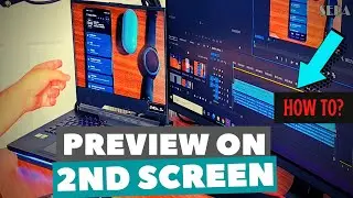 HOW TO USE 2 MONITORS WITH PREMIERE PRO | PREVIEW ON SECOND DISPLAY