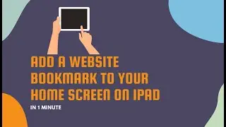 Add a Website Bookmark to Your Home Screen on iPad