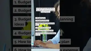 10 Types Of Social Media Posts To Create To Promote A Digital Budget Planner 