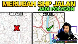 Tutorial Changing SHP Path 'Line' To 'Polygon' - Buffer ArcGIS || More Cool Maps