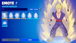 All Fortnite x Dragon Ball Emotes
