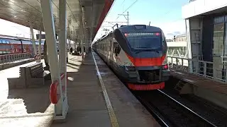 Полный маршрут по D1 МЦД на электропоезде ЭП2д Водники (Долгопрудный) - Окружная